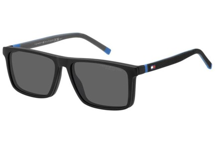 Okulary korekcyjne Tommy Hilfiger TH2086/CS 003/M9 Polarized Prostokątne Czarne