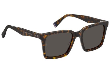 Okulary przeciwsłoneczne Tommy Hilfiger TH2067/S 086/IR Prostokątne Havana