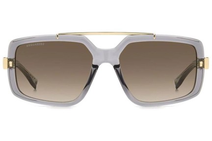 Ochelari de soare Dsquared2 D20120/S KB7/HA Dreptunghiulari Gri