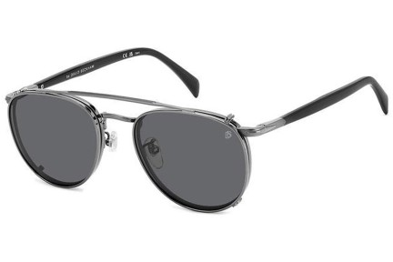 szemüvegeinket David Beckham DB1144/CS KJ1/M9 Polarized Kerek Szürke