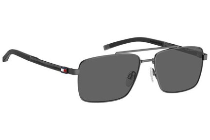 Aurinkolasit Tommy Hilfiger TH2078/S SVK/M9 Polarized Suorakulmainen Harmaa