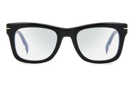 Brýle David Beckham DB7105/BB 807 blue-light [non-prescription] Squared Černé