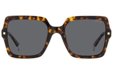 Слънчеви очила Polaroid PLD4165/S/X 086/M9 Polarized Квадратни Хавана