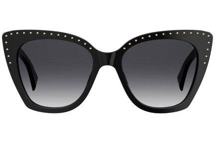 Okulary przeciwsłoneczne Moschino MOS005/S 807/9O Kocie oczy Czarne