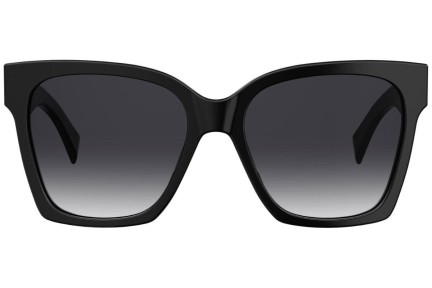 Okulary przeciwsłoneczne Moschino MOS015/S 807/9O Kwadratowe Czarne