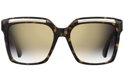 Okulary przeciwsłoneczne Moschino MOS035/S 086/FQ Kwadratowe Havana