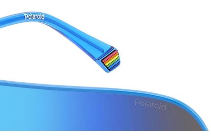 Слънчеви очила Polaroid PLD6222/S MVU/5X Polarized С единични стъкла | Shield Синя