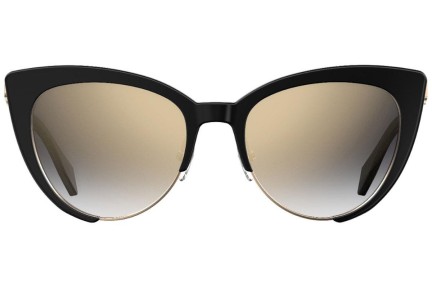 Okulary przeciwsłoneczne Moschino MOS040/S 807/FQ Kocie oczy Czarne