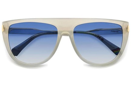 Слънчеви очила Polaroid PLD6221/S/X 10A/Z7 Polarized Flat Top Бежова