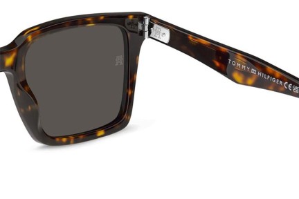 Okulary przeciwsłoneczne Tommy Hilfiger TH2067/S 086/IR Prostokątne Havana