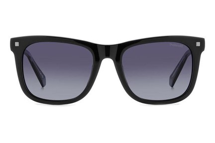 Okulary przeciwsłoneczne Polaroid PLD4167/S/X 807/WJ Polarized Prostokątne Czarne