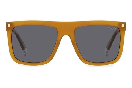 Слънчеви очила Polaroid PLD4166/S/X 40G/M9 Polarized Flat Top Кафява