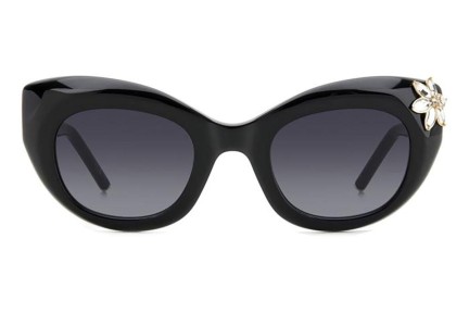 Ochelari de soare Carolina Herrera HER0215/S 807/9O Cat Eye Negri