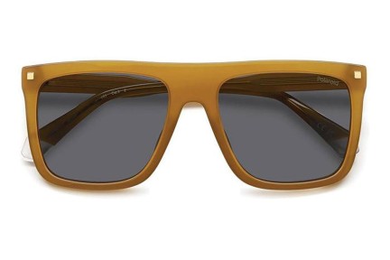 Слънчеви очила Polaroid PLD4166/S/X 40G/M9 Polarized Flat Top Кафява