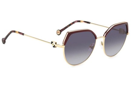 Ochelari de soare Carolina Herrera HER0238/S 6K3/9O Rotunzi Aurii