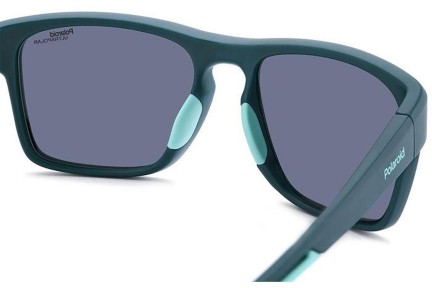 Слънчеви очила Polaroid PLD7052/S PYW/78 Polarized Правоъгълни Зелена