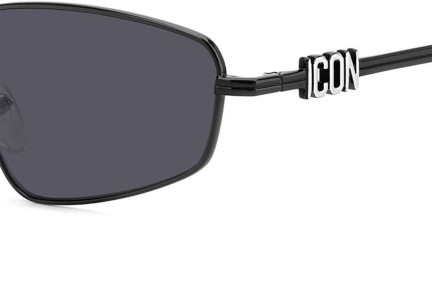 Слънчеви очила Dsquared2 ICON0015/S 807/IR Правоъгълни Черна