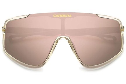 Слънчеви очила Carrera CARRERA4017/S 2T3/0J С единични стъкла | Shield Бежова