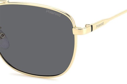 Слънчеви очила Polaroid PLD4172/G/S/X 2F7/M9 Polarized Правоъгълни Златна