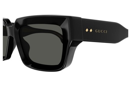 Solbriller Gucci GG1529S 001 Firkantet Sort