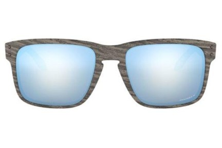 Okulary przeciwsłoneczne Oakley Holbrook OO9102-J9 Polarized Kwadratowe Brązowe