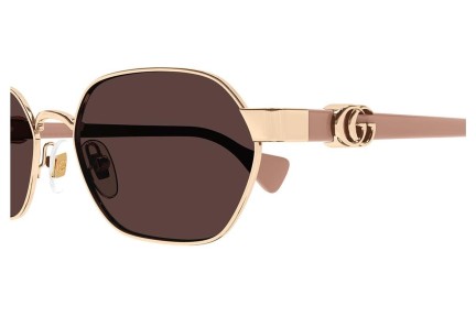 Zonnebril Gucci GG1593S 003 Ovaal Goud