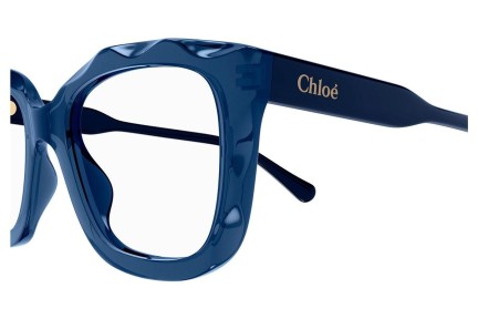 Okulary korekcyjne Chloe CH0229O 004 Kwadratowe Niebieskie