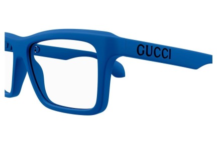 Okulary korekcyjne Gucci GG1573O 004 Prostokątne Niebieskie