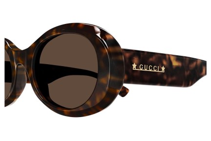 Sončna očala Gucci GG1587S 002 Okrogla Havana