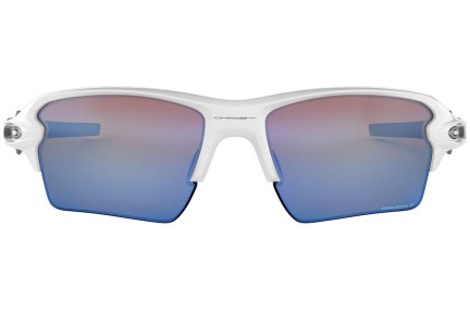 Ochelari de soare Oakley Flak 2.0 XL OO9188-82 PRIZM Polarized Dreptunghiulari Albi