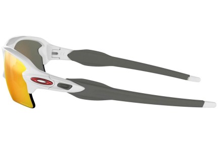 Okulary przeciwsłoneczne Oakley Flak 2.0 XL OO9188-93 PRIZM Prostokątne Białe