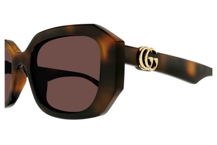 Слънчеви очила Gucci GG1535S 002 Правоъгълни Хавана