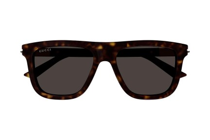 Okulary przeciwsłoneczne Gucci GG1502S 002 Kwadratowe Havana