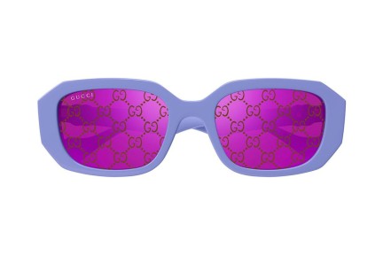 Okulary przeciwsłoneczne Gucci GG1535S 004 Prostokątne Fioletowe