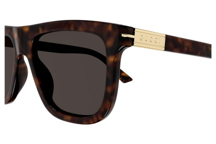 Okulary przeciwsłoneczne Gucci GG1502S 002 Kwadratowe Havana