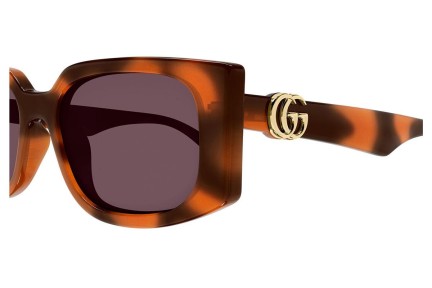Okulary przeciwsłoneczne Gucci GG1534S 006 Prostokątne Pomarańczowe