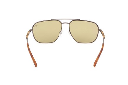 Okulary przeciwsłoneczne Timberland TB00009 06H Polarized Pilotki (Aviator) Szare