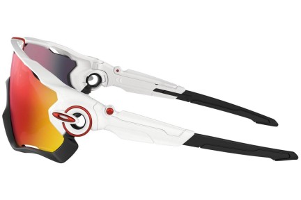 Okulary przeciwsłoneczne Oakley Jawbreaker OO9290-05 PRIZM Pojedyncze | Shield Białe