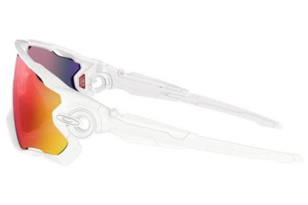 Okulary przeciwsłoneczne Oakley Jawbreaker OO9290-55 Pojedyncze | Shield Białe
