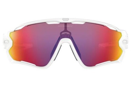 Okulary przeciwsłoneczne Oakley Jawbreaker OO9290-55 Pojedyncze | Shield Białe