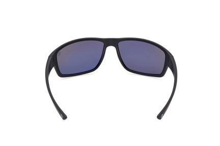 Okulary przeciwsłoneczne Timberland TB00003 02D Polarized Prostokątne Czarne