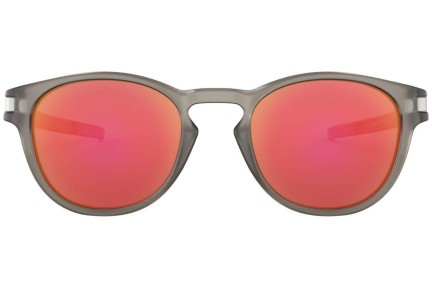 Okulary przeciwsłoneczne Oakley Latch OO9265-15 Kwadratowe Szare