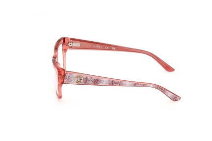 Okulary korekcyjne Guess GU50126 072 Prostokątne Różowe