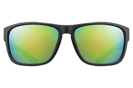 Okulary przeciwsłoneczne uvex lgl 36 colorvision Black Mat S3 Kwadratowe Czarne