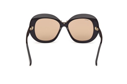 Ochelari de soare Max Mara MM0087 01E Rotunzi Negri