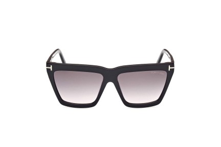 Okulary przeciwsłoneczne Tom Ford FT1110 01B Kwadratowe Czarne