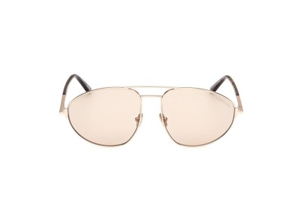 Okulary przeciwsłoneczne Tom Ford FT1095 28E Pilotki (Aviator) Złote