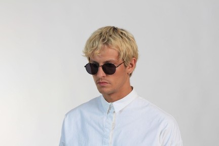 Okulary korekcyjne OiO by eyerim Luna Black Polarized Owalne Czarne