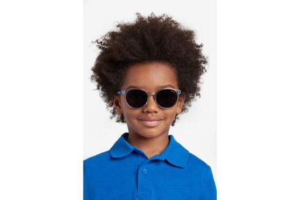 Слънчеви очила Polaroid Junior PLD8059/S KB7/M9 Polarized Заоблени Сива