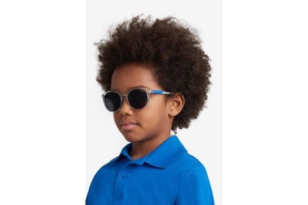 Слънчеви очила Polaroid Junior PLD8059/S KB7/M9 Polarized Заоблени Сива